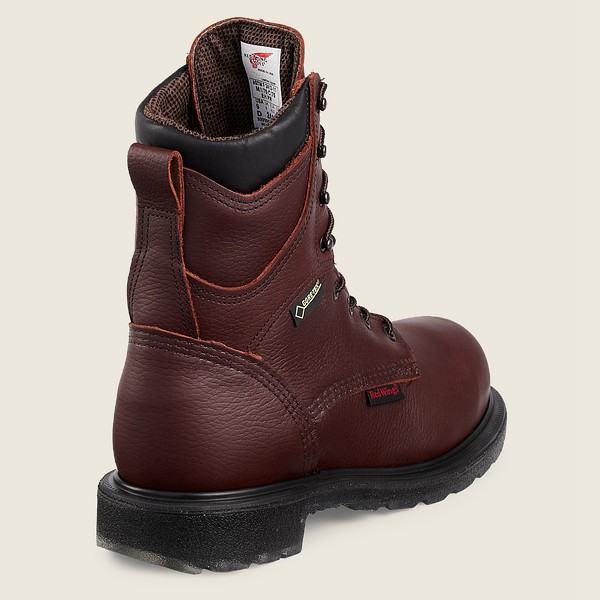 Safety Støvler Herre - Red Wing Supersole® 2.0 - 8-Inch Waterproof Csa Toe - Bordeaux - BQXEHM-908